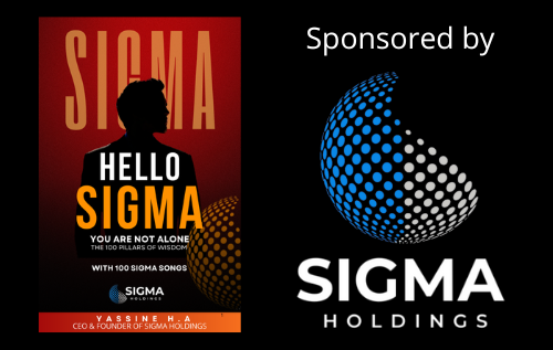 photo sigma holding for the book